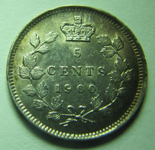 5-Cents....-1900-Round-0